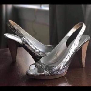J. Crew Colette Mirror Slingbacks
